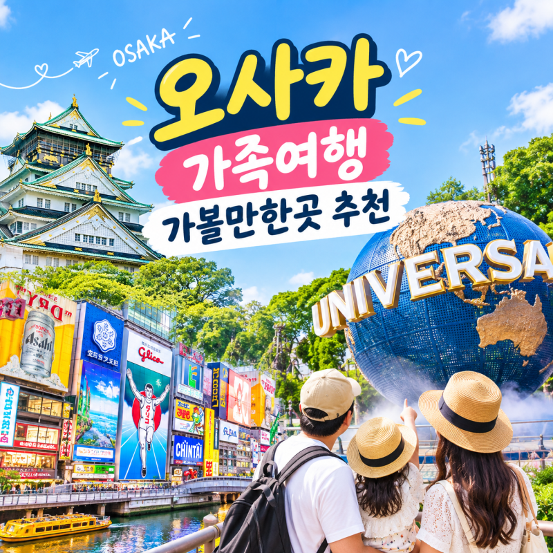 오사카 가볼만한곳 총정리｜가족여행 코스 6곳 추천