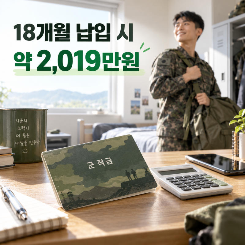 2026 군인적금 장병내일준비적금｜월 55만원 넣으면 전역할 때 얼마 받을까?