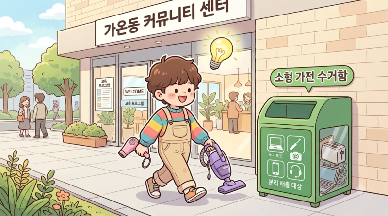 소형 가전제품 폐기 3가지 방법! 주민센터 무료 수거함 활용법