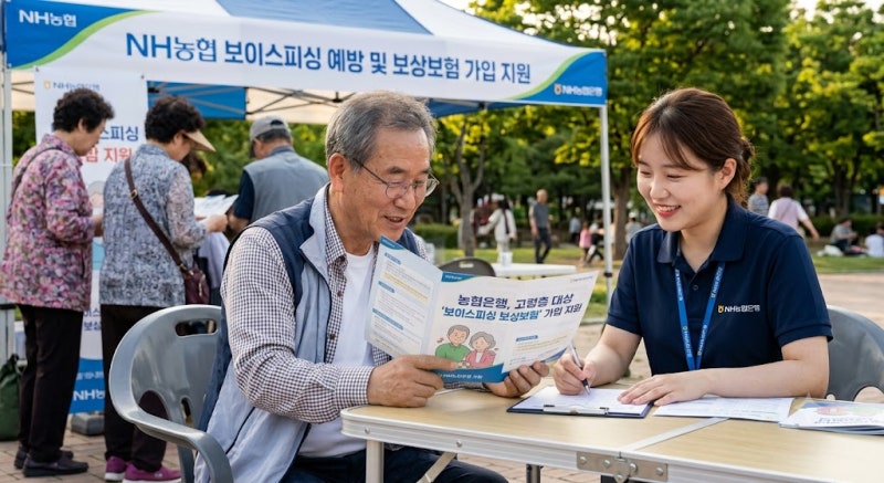 “어르신 금융사기 안심” NH농협은행, 60세 이상 보이스피싱 보상보험 무료 제공