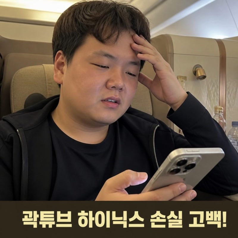 곽튜브 하이닉스 -14% 계좌 공개와 손실 고백