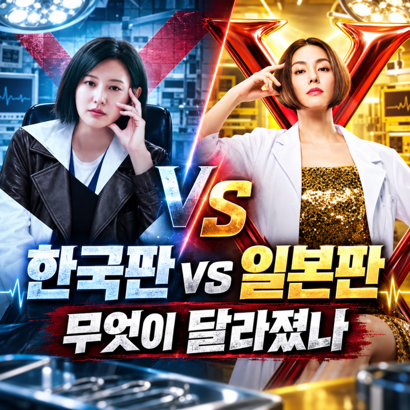 일본 닥터X 리메이크인데, 한국 닥터X는 무엇이 달라졌나