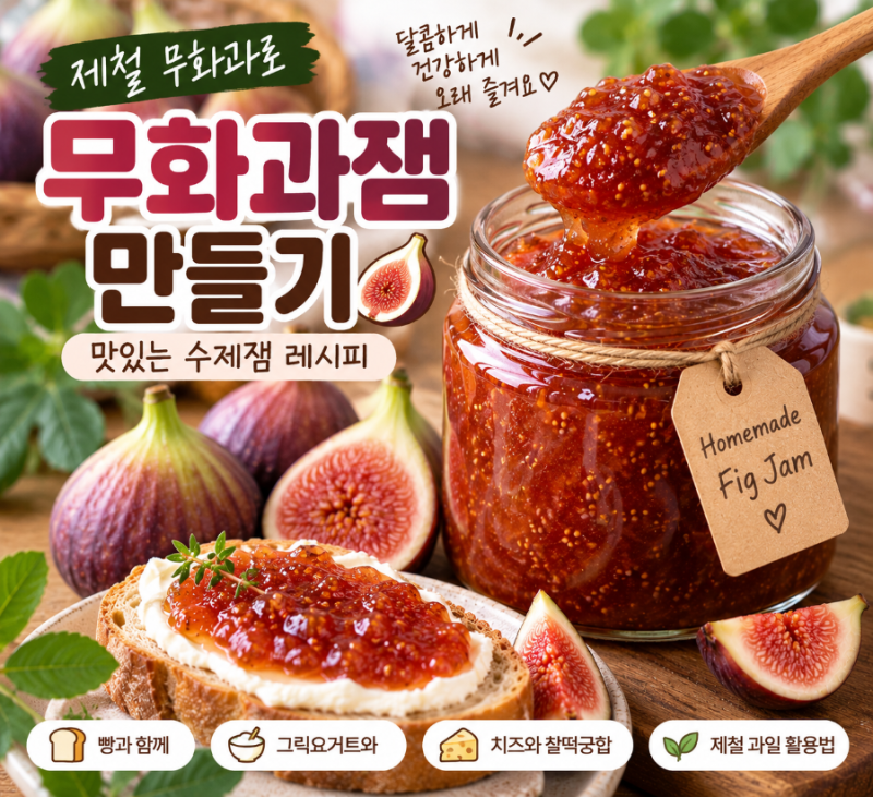무화과잼 만들기｜제철 무화과로 달콤한 수제잼 만드는 법