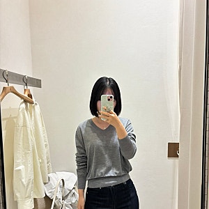 더현대서울 시에 sie 매장 방문 후기 | 메종코튼랩셔츠 리에실크캐시미어브이넥니트