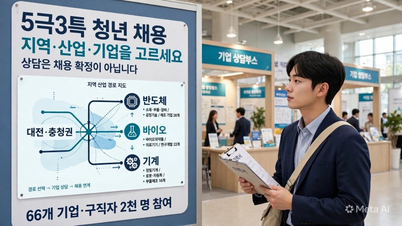 5극3특 중견기업 청년 채용 연계｜행사 참여가 바로 취업으로 이어질까?