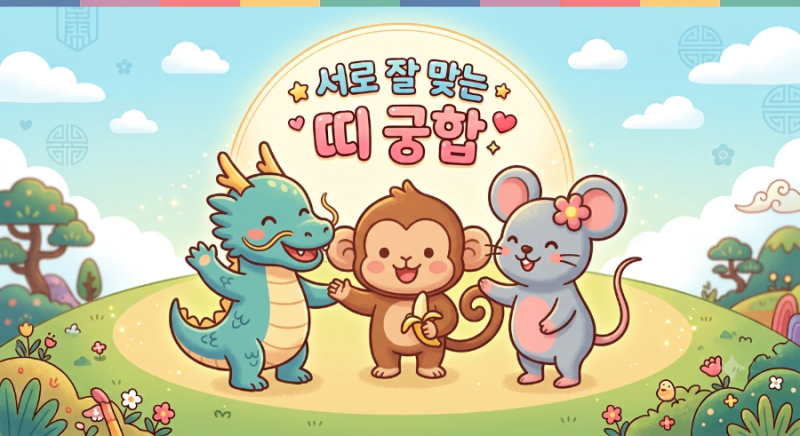 우리연애.동업 성공할까?재미로 보는 서로 잘 맞는 띠 궁합 리스트!