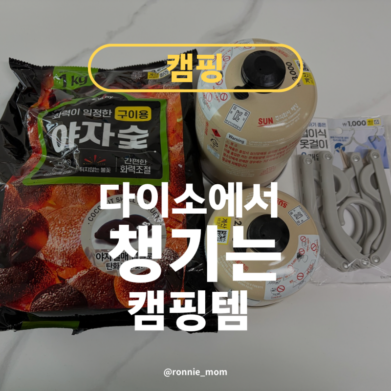 캠핑 다니다 보니 계속 쓰게 되는 다이소 캠핑용품들