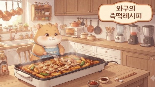 즉석떡볶이 10분 레시피 | 프로 귀찬자취러들을 위한 10분! 떡 불릴 시간도 아까운와구의 냅다....