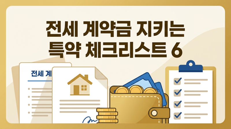 전세사기를 예방하기 위한 특약 내용 작성, 임대인 블랙리스트, 체크리스트 6가지