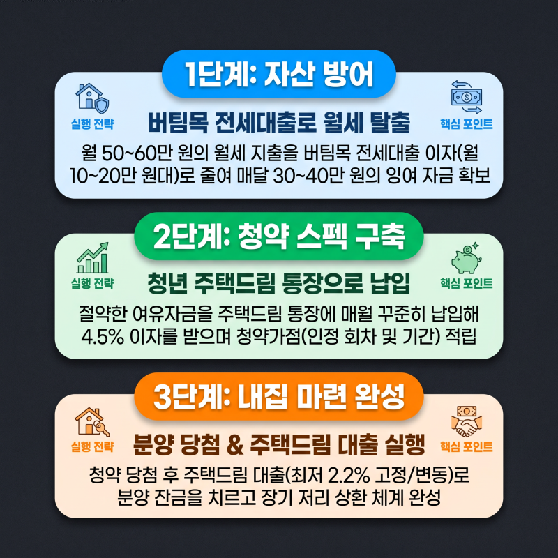 청년 내 집 마련의 사다리: 청년 주택드림 청약통장 전환 조건과 청년 버팀목 전세대출 금리 ....