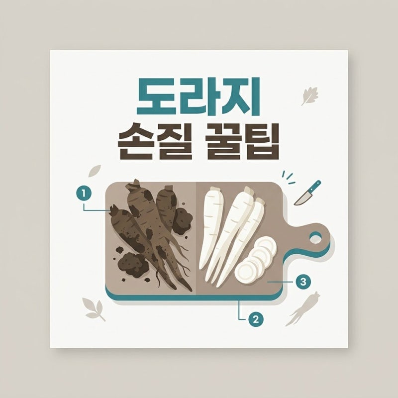 "칼로 긁지 마세요" 도라지 쓴맛 쏙 빼는 10분 손질법…보관까지?