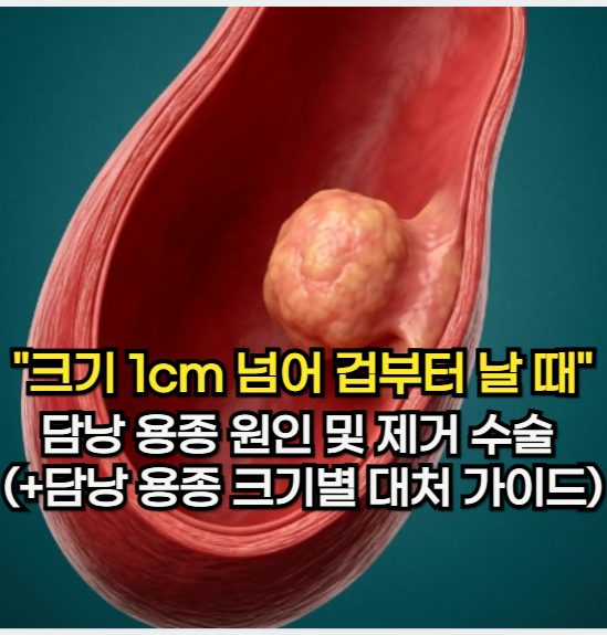 담낭 용종, "크기 1cm 넘어 겁날 때" 담낭 용종 원인 및 제거 수술 (+ 담낭 용종 크기별 대처 가....