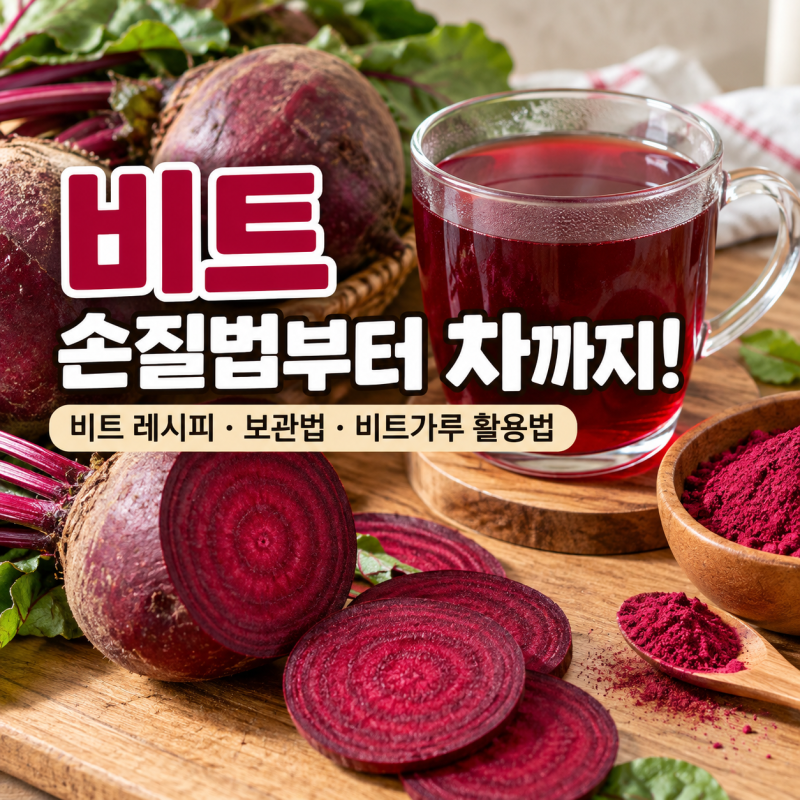 비트차 만드는 법 손질법 비트 레시피 손질 보관법 비트가루