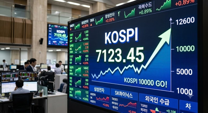 코스피 7000 안착 실패했는데 1만 간다? 증권가가 1만2600까지 보는 진짜 이유