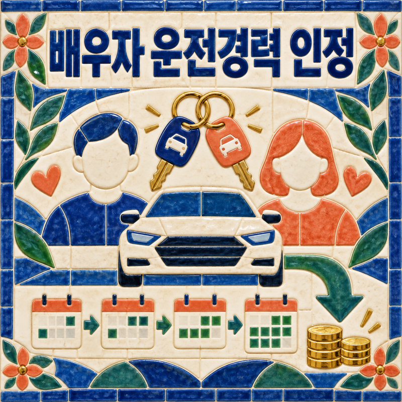 배우자 자동차보험 운전경력 인정받는 방법, 나중에 본인 보험료도 줄어들까?