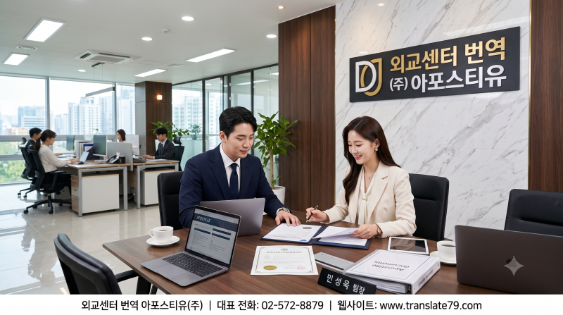 기본증명서, 출생증명서, 혼인관계증명서, 번역 공증