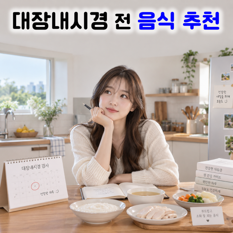 대장내시경 전 음식 추천, 검사 며칠 전부터는 이렇게 먹는게 좋아요
