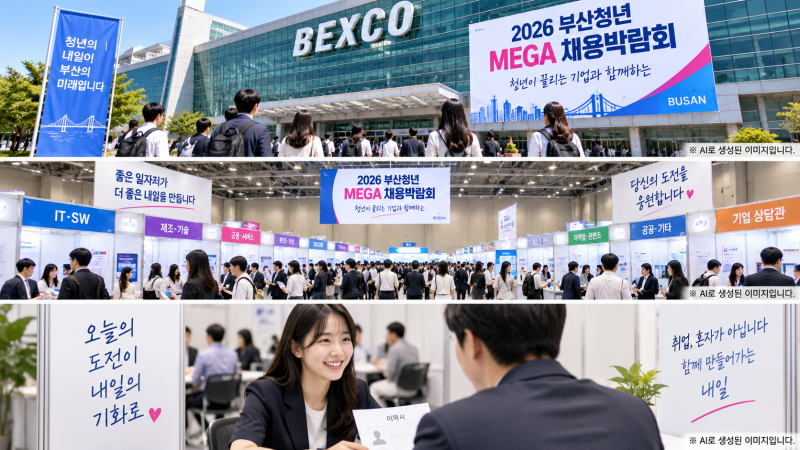 2026 부산청년 메가 채용박람회 벡스코 일정 신청방법 총정리