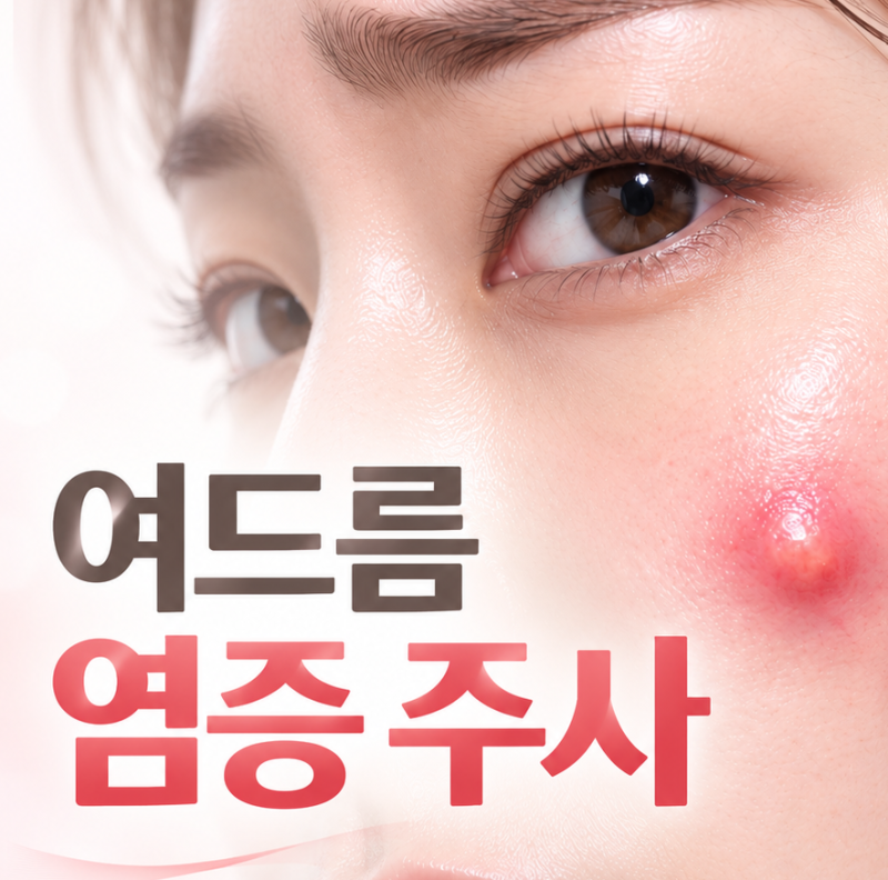 여드름염증주사 효과와 부작용, 피부 패임은 왜 생길까요?