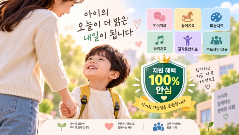 아이 발달 지연 진단받았다면? 장애아동 등록 방법부터 치료비·세금 공제 가이드