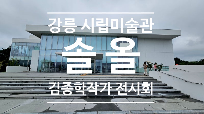 강릉 솔올미술관 김종학 전시 후기, 입장료와 65세 할인