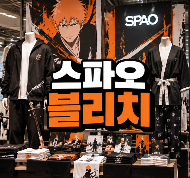 블리치 좋아한다면 주목, 스파오 콜라보 가격·판매처 한눈에 정리