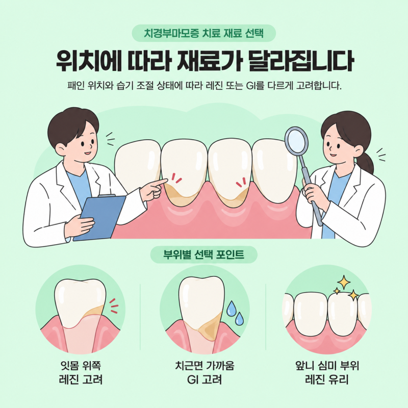 치경무마보증 레진으로 치료해야할까? ig로 치료해야할까? 두 재료의 차이는?