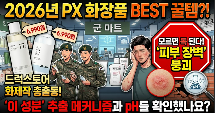 2026년 PX 화장품 신상 꿀템? '이 성분' 모르고 바르면 독 됩니다