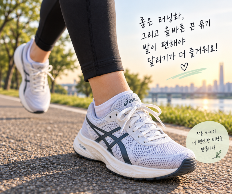 발이 편해야 달리기도 즐거워요! 러닝화 끈 묶기 5가지 힐락 러너스 루프 방법