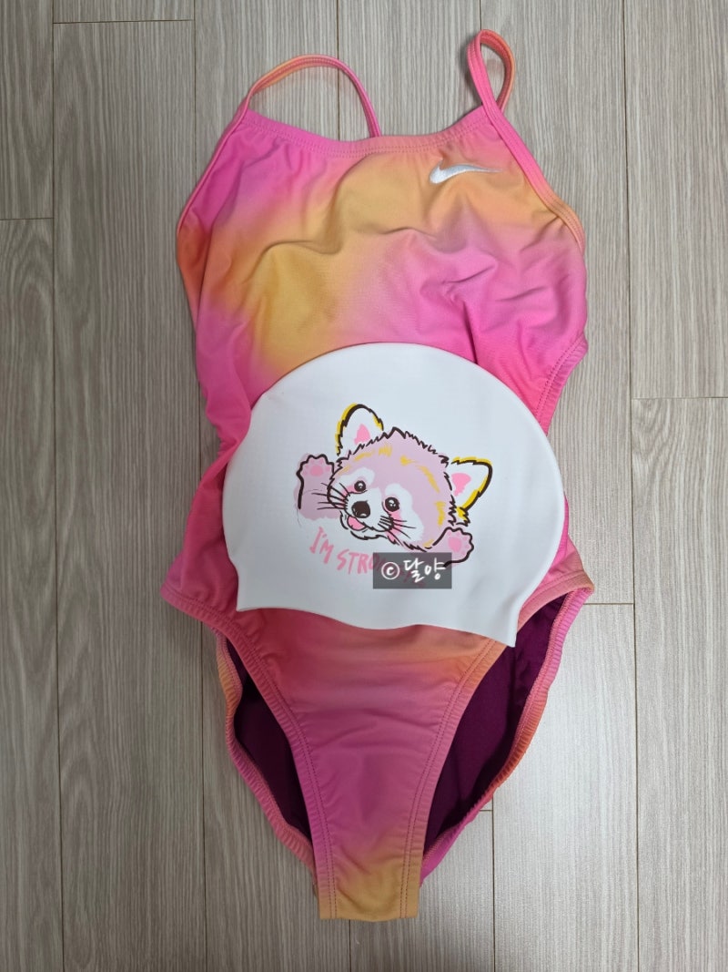 [수영일기] 그만 사려했는데 또 산 나이키스윔 로투스 컷아웃 드로우 당첨후기 (코디샷, 착샷....