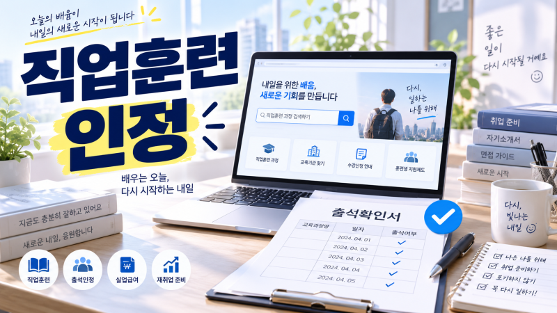 실업급여 직업훈련, 30시간보다 먼저 볼 인정 기준