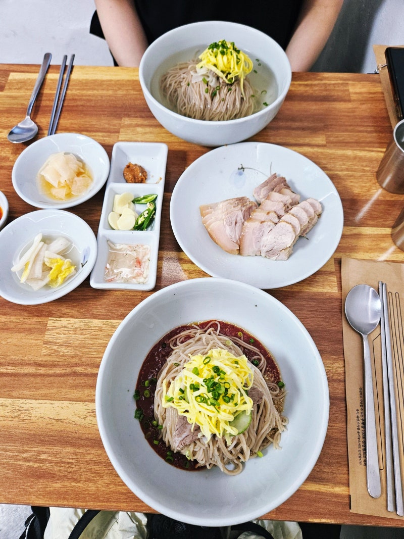 진영면옥 평일 웨이팅, 독산동 맛집 추천, 평양냉면 돼지수육 가격