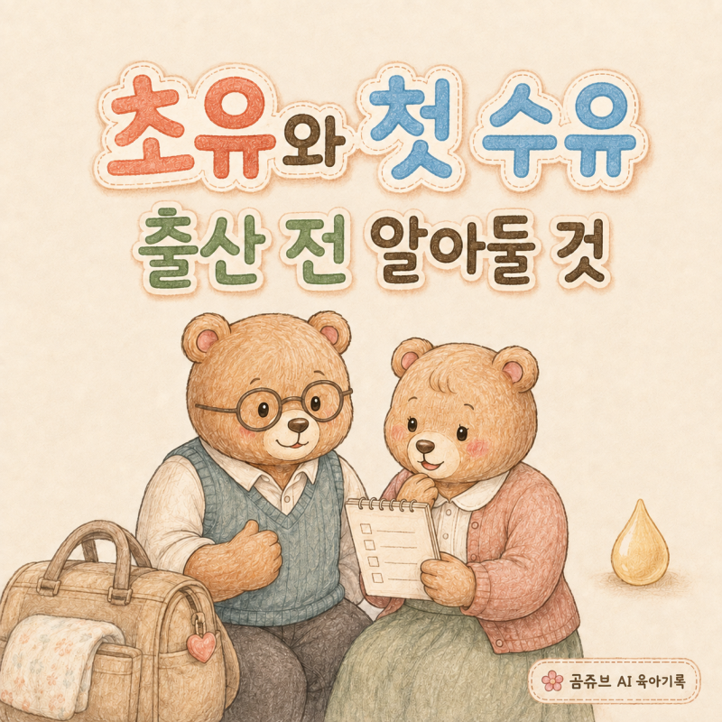 초유란? 출산 전 알아두면 좋은 모유수유 준비 체크리스트