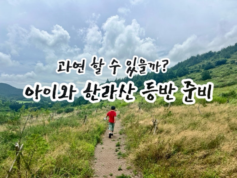 아이와 한라산 등반 할 수 있을까? 한라산 탐방 예약방법 및 등반코스, 소요시간