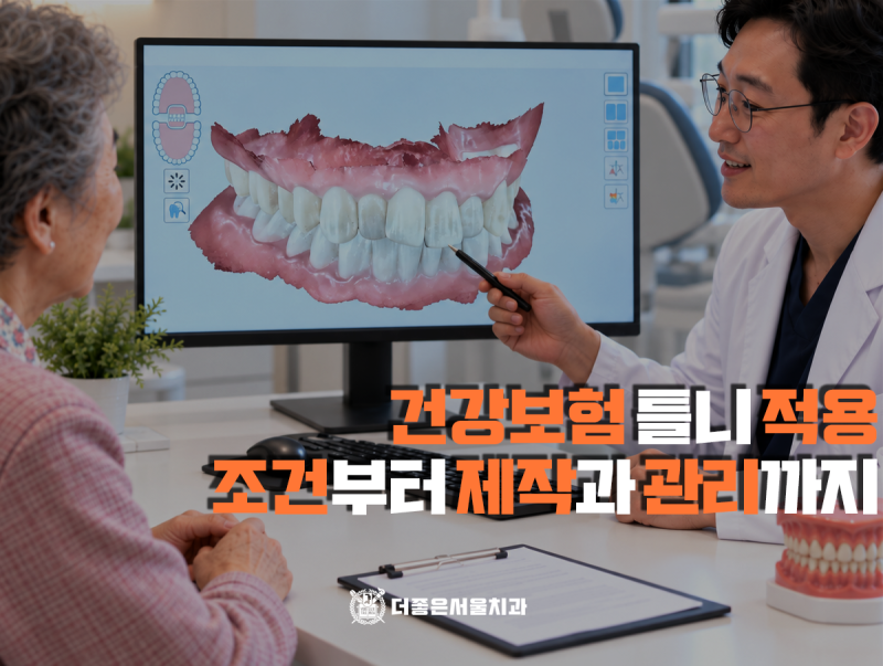 수원 치과, 건강보험 틀니 적용 조건부터 제작과 관리까지
