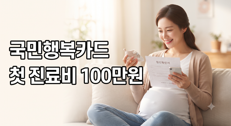 산부인과 가기 전 필독! 국민행복카드 신청 순서와 놓치기 쉬운 사용처 총정리