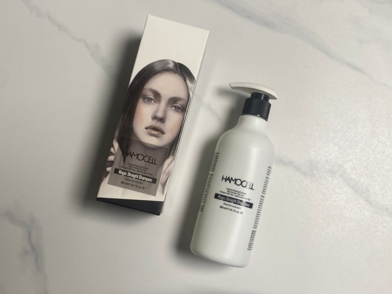 HAMOCELL 매직 스트레이트 샴푸, 붕 뜨는 반곱슬을 차분하게 관리해요