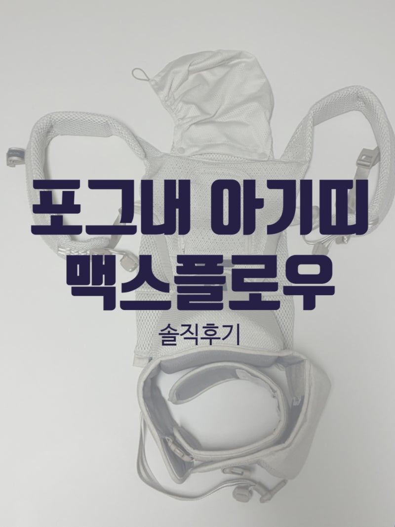 [잘쓴템]내돈내산 포그내 아기띠 맥스 플로우(힙시트) 장단점 솔직 후기｜사용시기, 추천 비....
