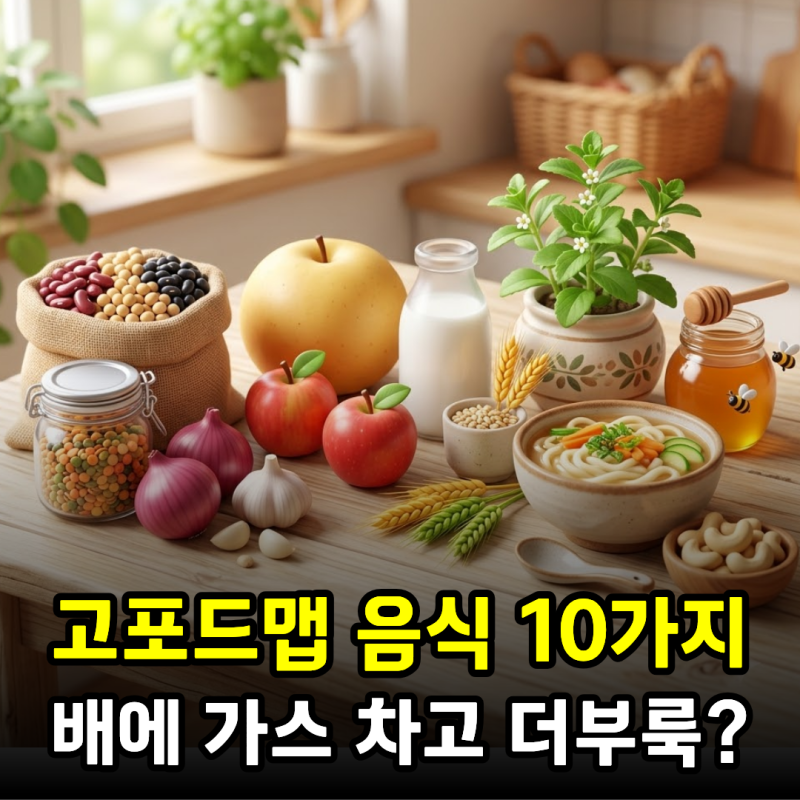 고포드맵 음식 10가지, 배에 가스 차고 더부룩하다면?
