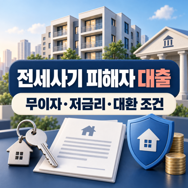 전세사기 피해자 대출 얼마까지? 무이자·저금리·대환 조건 정리