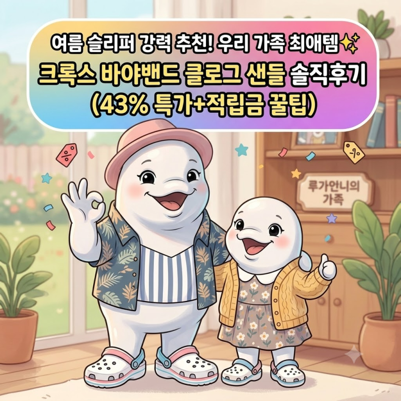 여름 슬리퍼 추천 크록스 바야밴드 클로그 샌들 솔직 후기