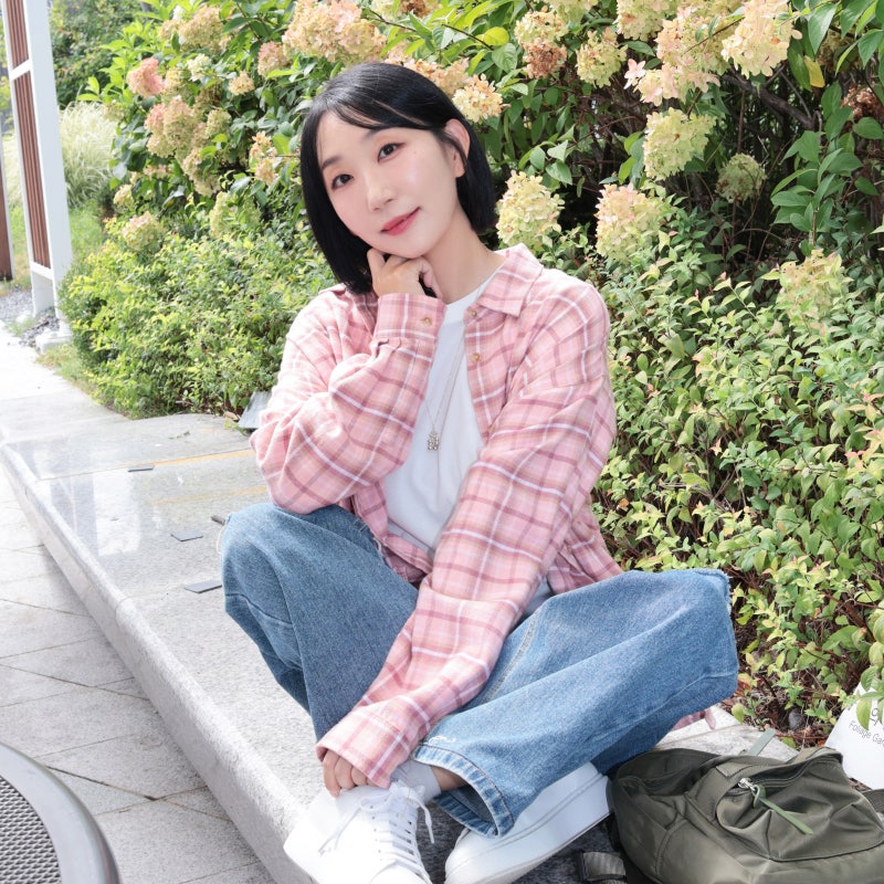 탑텐 체크셔츠 코디 여성남방 추천 간절기 가을옷