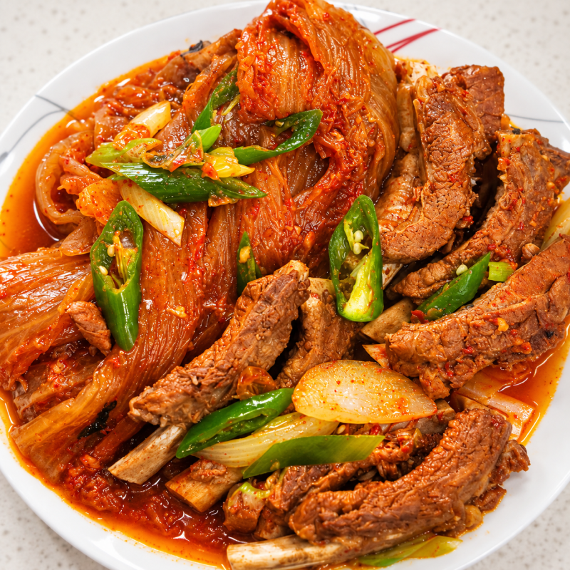 등갈비 김치찜 만드는법 압력솥으로 부드럽게 만드는 레시피