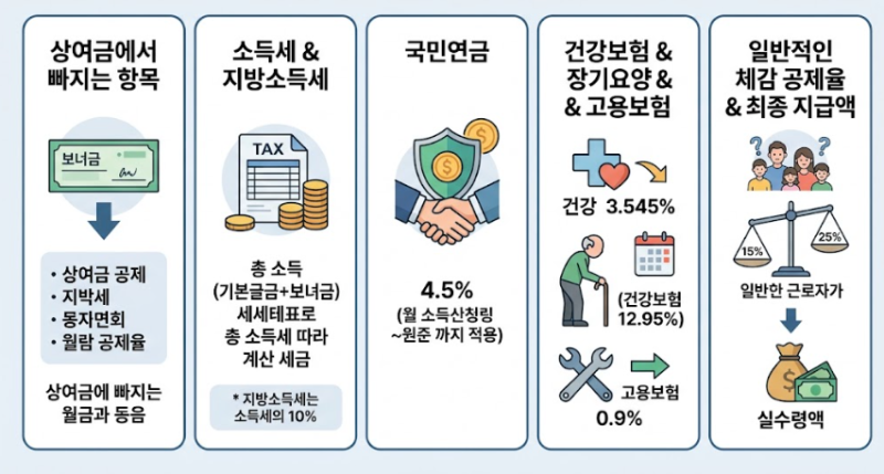추석 상여금 세금 계산법 보너스 실수령액 세금 폭탄 피하는 원리 총정리