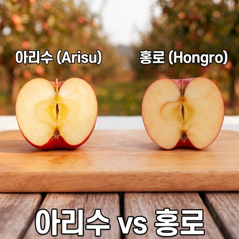 아리수 사과 vs 홍로 사과 차이점 및 구매처 l 아리수 이름 뜻