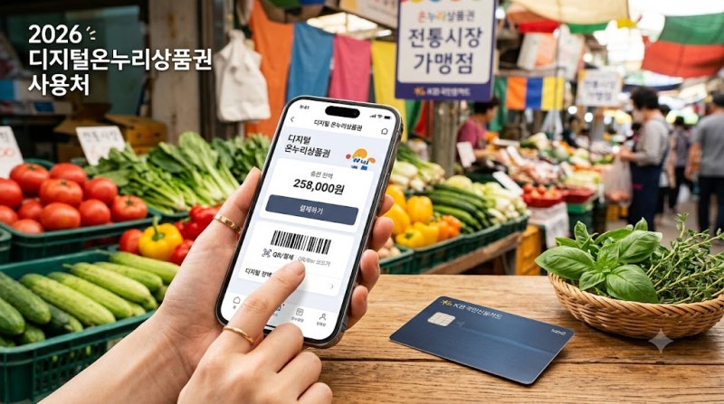 2026 디지털온누리상품권 사용처 총정리 가맹점 조회부터 온오프라인 결제 팁까지
