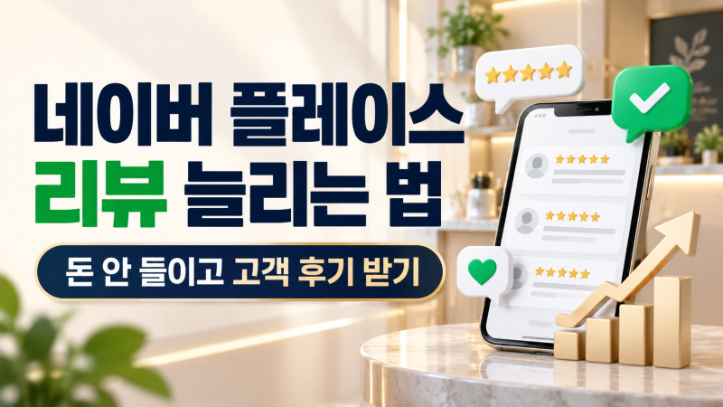 네이버 플레이스 리뷰 늘리는 법｜고객에게 부담 없이 후기 받는 7가지 방법