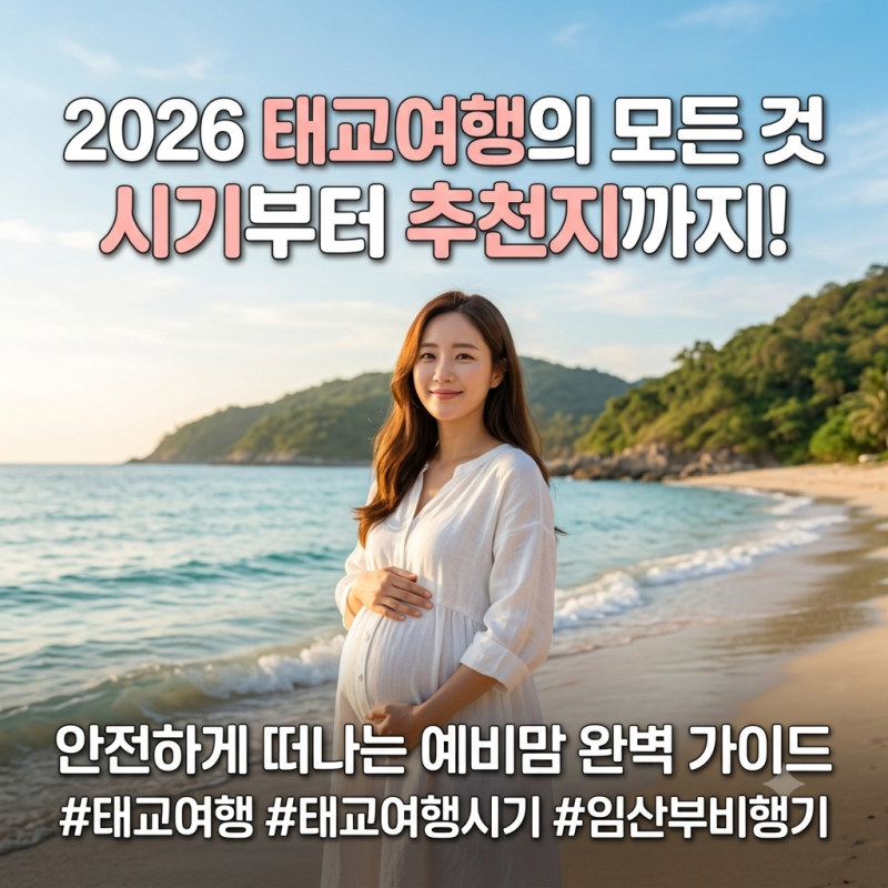 2026 태교여행 시기, 언제 떠나야 가장 안전하고 행복할까? 비행기 탑승부터 준비물까지 완벽 ....