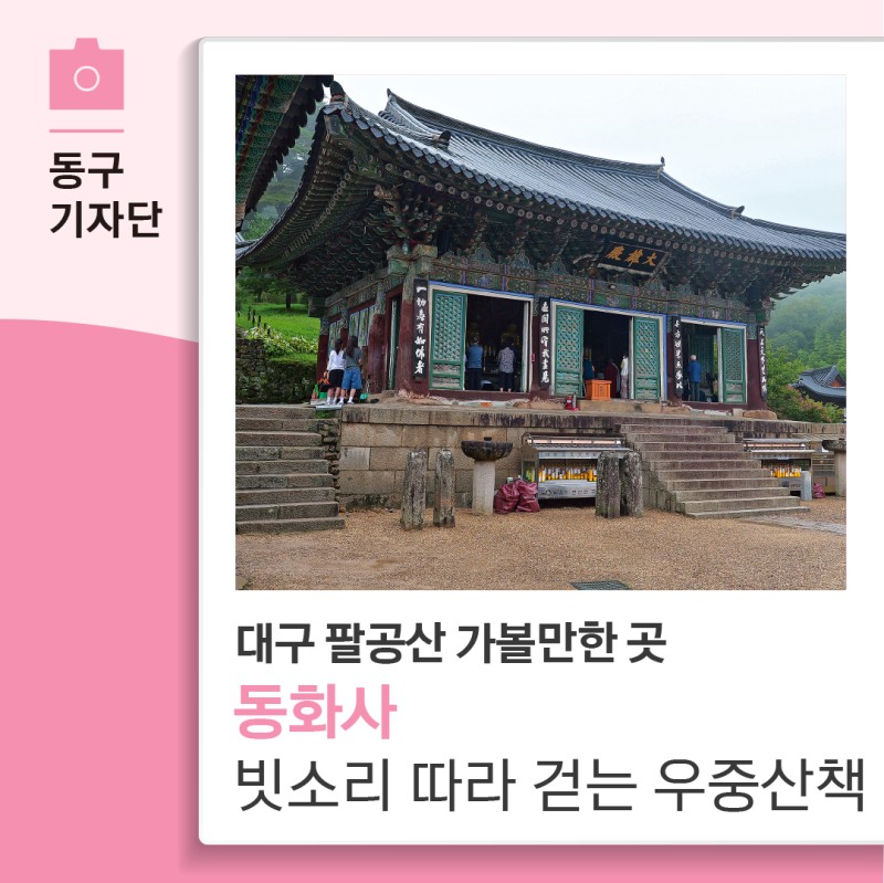 대구 팔공산 가볼만한 곳 동화사, 빗소리와 함께 한 우중산책 - 14기 심윤용 기자