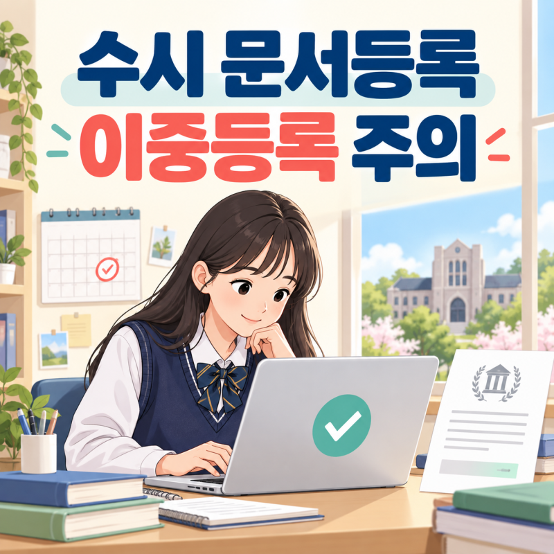 수시 문서등록 뜻과 방법｜등록금 납부·이중등록 주의사항